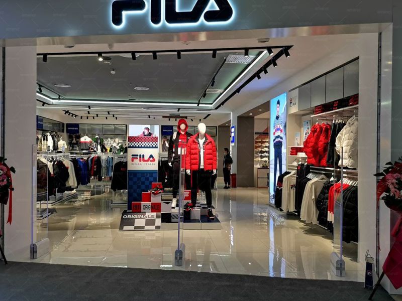 FILA পোশাক ব্র্যান্ডের দোকানটি AM9800 সাউন্ড এবং ম্যাগনেটিক অ্যান্টি-থেফট ডিভাইস ইনস্টল করে