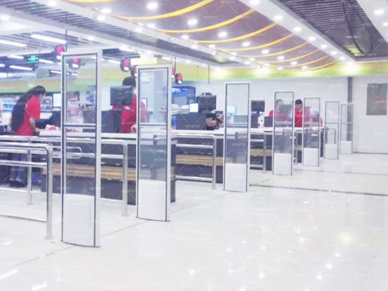 কিউবিক বিউটি AM6208 এন্টি-চুরি ডিভাইস সুপারমার্কেটে ইনস্টল করা হয়েছে